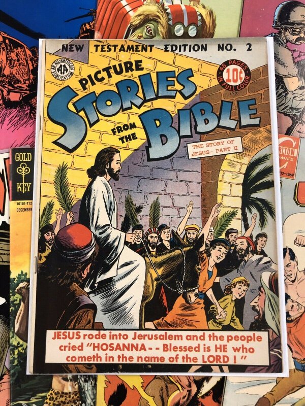 Picture Stories from the Bible #2 F/VF 7.0 comics ALL-AMERICAN jesus christ 