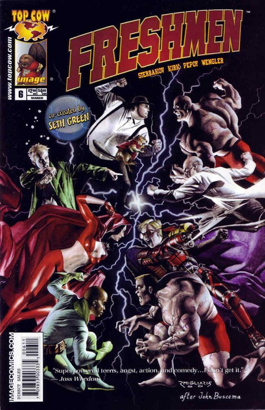 Freshmen #6 VG ; Image | low grade comic Seth Green Last Issue