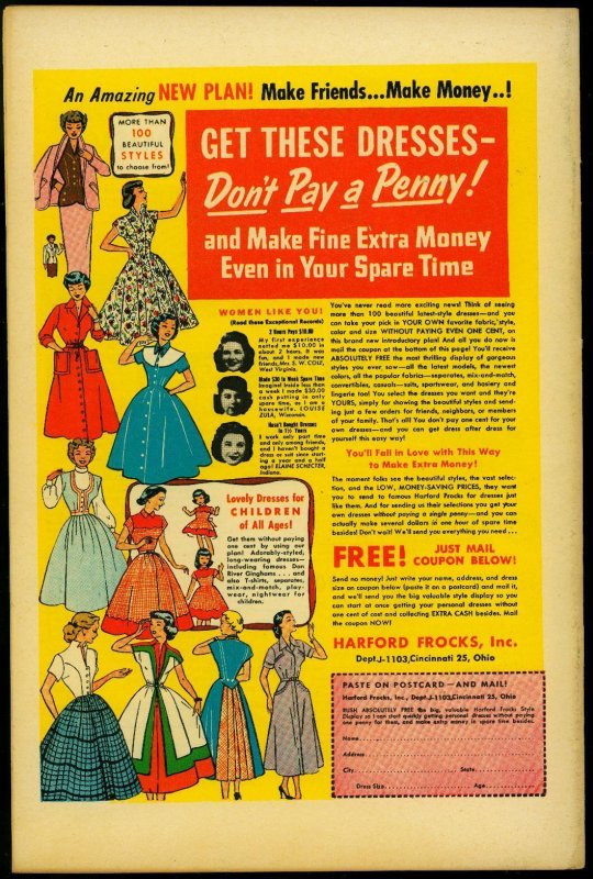 Wambi Jungle Boy #18 1952- Fiction House-  elephant cover- final issue VF