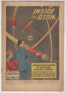 Inside the Atom #1 VINTAGE 1955 General Electric Comic Book