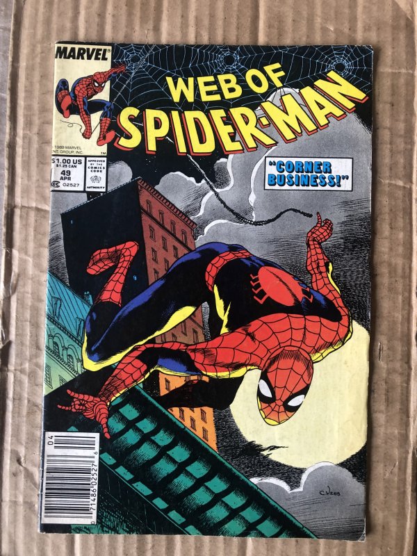 Web of Spider-Man #49 (1989)