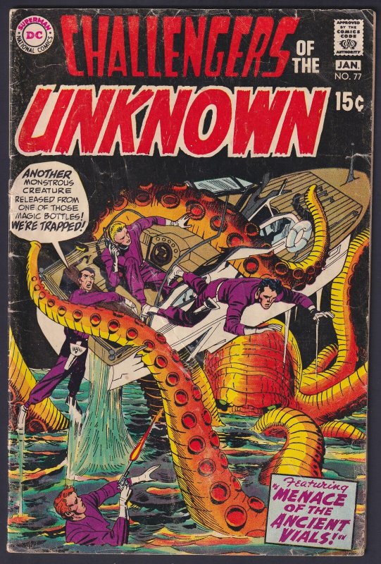 Challengers of the Unknown 77 (1971) GD/VG Bronze Age DC Comics