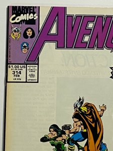 Avengers #314 Sersi Joins 1990 Marvel Comics