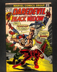 Daredevil #103 Daredevil Black Widow Spider-Man!