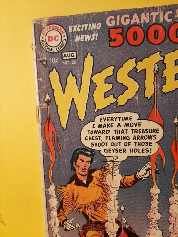 WESTERN COMICS #58. 10 CENT COMIC! SILVER AGE.