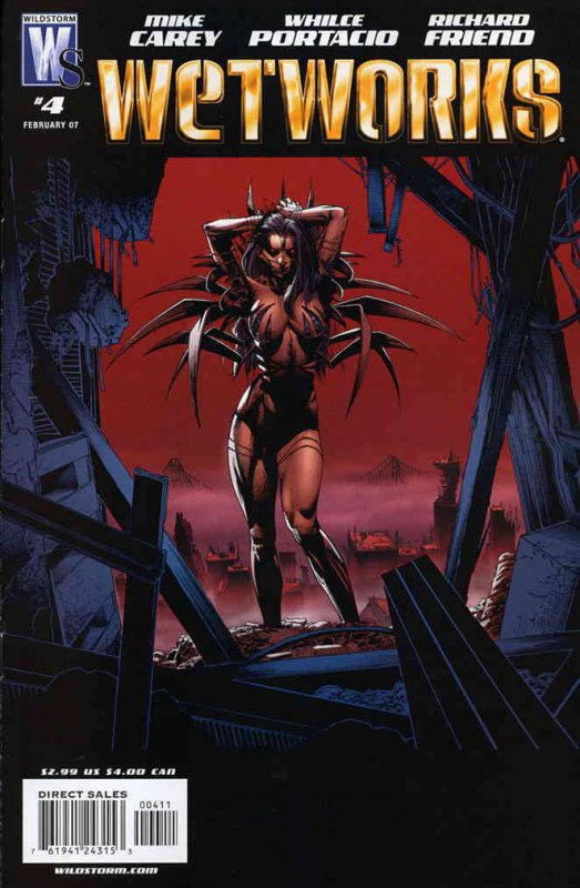Wetworks (2nd Series) #4 VF ; WildStorm | Mike Carey Whilce Portacio