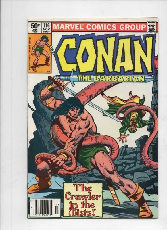 CONAN the BARBARIAN 116 117 118 FN  to VF Buscema Chan Howard 1970 1980 Adams