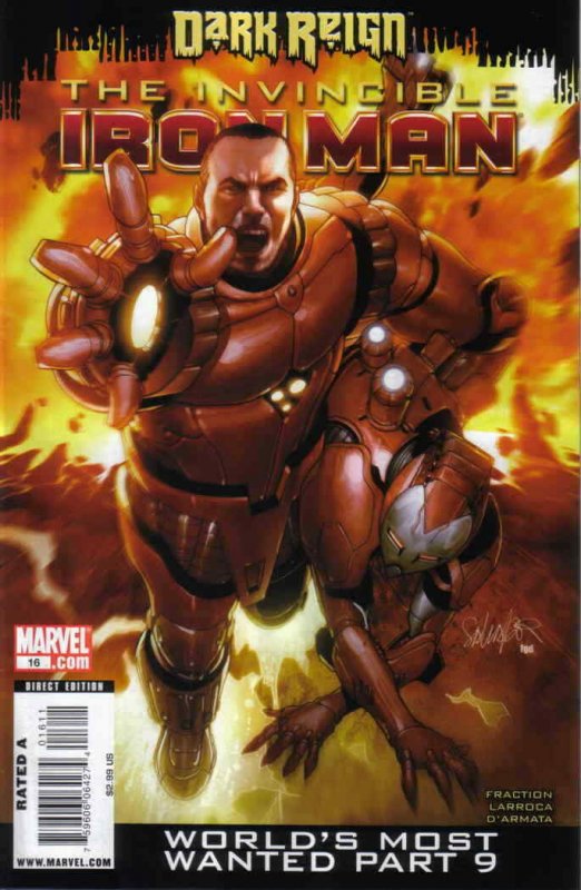 Invincible Iron Man #16 VF/NM; Marvel | save on shipping - details inside