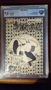 SPIDER-GWEN #1 PHANTOM B&W SKETCH VARIANT Spider-Man #300 Homage CBCS NM/MT 9.8