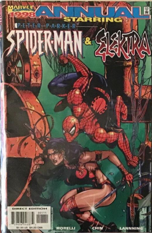 MARVEL ANNUALS SPIDER-MAN/ELEKTRA 1998 CAPTAIN AMERICA #13 1994 X-FACTOR #8 1994