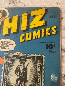 Whiz Comics # 56 VG Fawcett Comic Book Captain Marvel Shazam Golden Age 1 J877