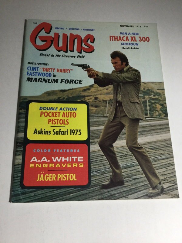 Guns Finest In The Firearms Field November 1973 Vf Very Fine 8.0 Magazine