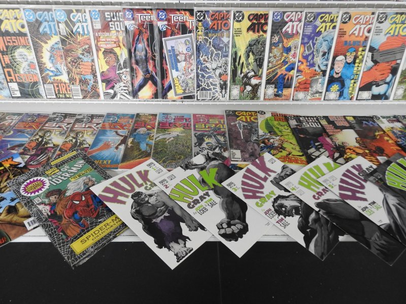 Huge Lot of 150+ Comics W/ King Spawn, Hulk, Captain Atom! Avg. VF- Condition!