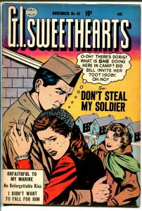 G.I. Sweethearts #42  1954 - Quality  -FN - Comic Book