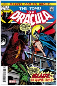 Tomb Of Dracula #10 Facsimile Edition | Rep 1st App Blade (Marvel, 2020) NM