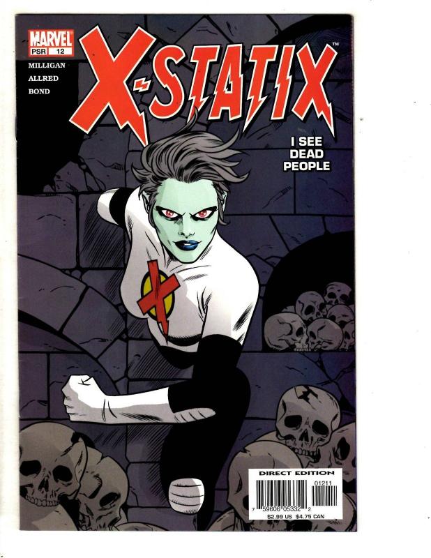 Lot Of 10 X-Statix Marvel Comic Books # 11 12 13 14 15 16 17 18 19 20 X-Men CR53