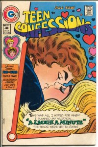 Teen Confessions #84 1974-Charlton-puzzle page-nice art-VG