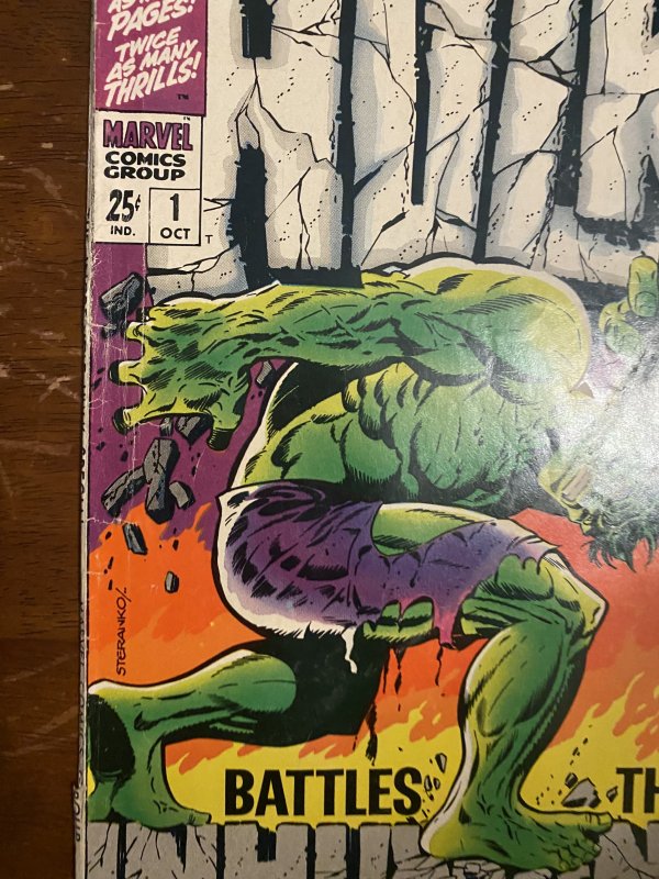 The Incredible Hulk Annual #1 (1968) Steranko cover great book