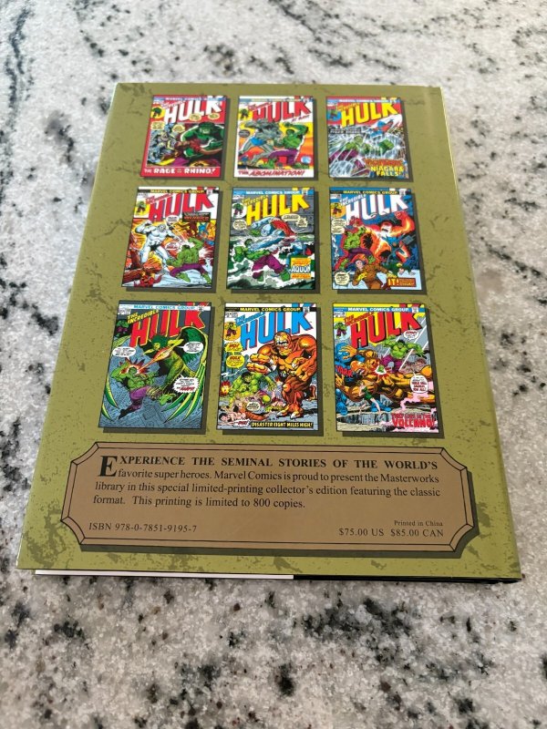 Marvel Masterworks Vol #218 Incredible Hulk 157-170 Limited To 800 Copies 5 J416
