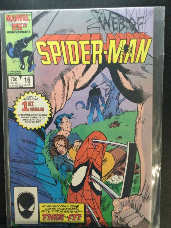 Web of Spider-Man #16 Direct Edition (1986)