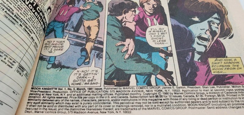 Moon Knight #5 (Marvel) (1981) Newstand VF/NM