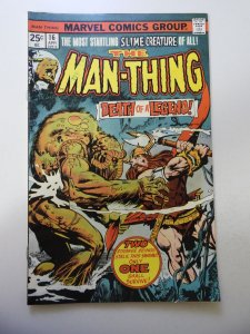 Man-Thing #16 (1975) FN+ Condition date stamp fc