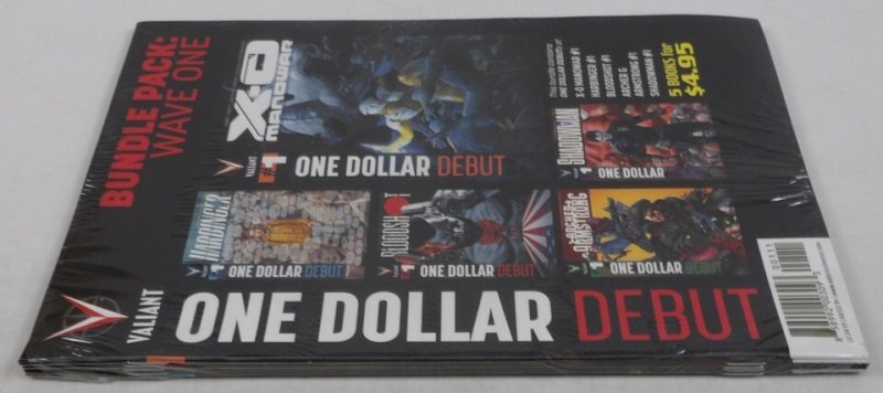 Valiant One Dollar Debut Bundle Pack: Wave One NEW SEALED Bloodshot ; Valiant