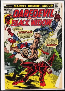 Daredevil #103 (1973) Black Widow