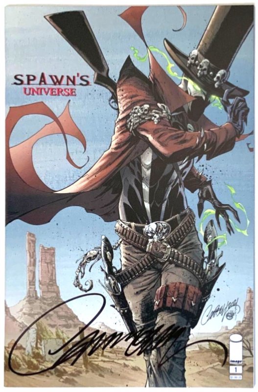 SPAWN's UNIVERSE #1 A B C D: 4 ISSUE SET  J SCOTT CAMPBELL SIGNED & SEALED W/COA