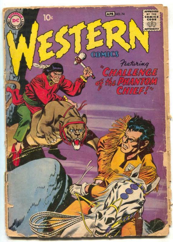 Western Comics #74 1958-POW WOW SMITH-Phantom Chief POOR 