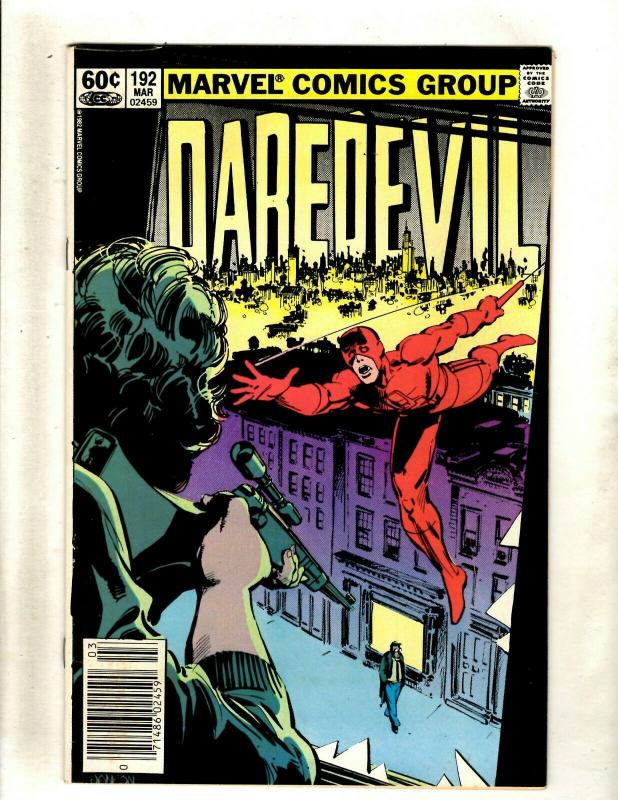 10 Daredevil Marvel Comic Books #192 193 194 200 202 202 203 204 205 206 HY2