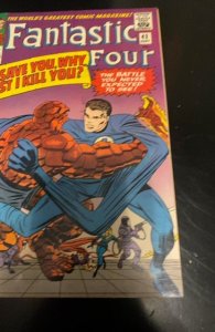 Fantastic Four #42 (1965)why must I kill you? Fearsome four.