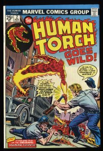 Human Torch (1974) #2 FN/VF 7.0