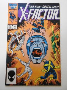 X-Factor #6 (1986) FN Condition! 1st Full Appearance of Apocalypse!