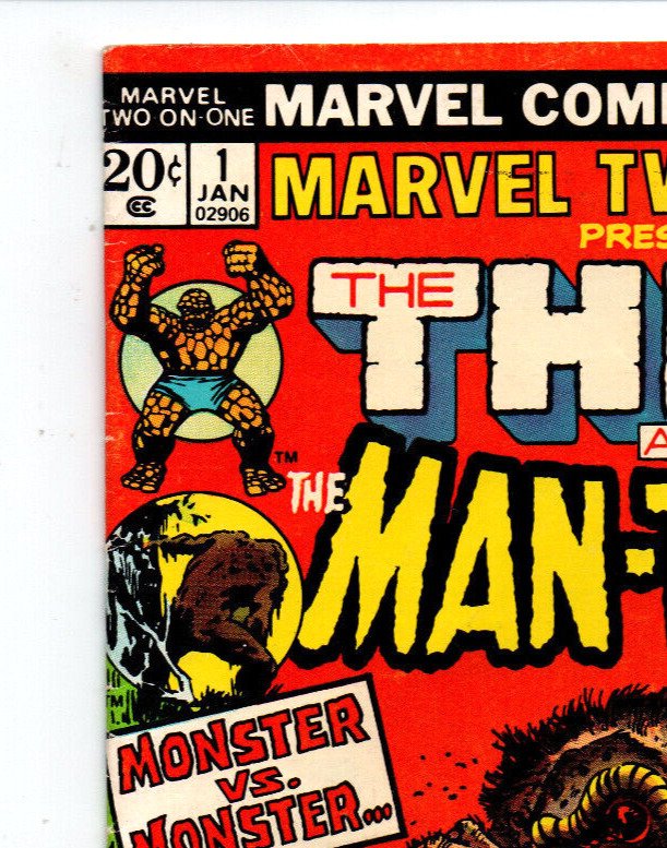 Marvel Two-In-One #1 - Thing vs Man-Thing - 1974 - FN 