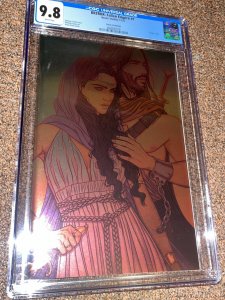 BRZRKR Fallen Empire 1, Frison Foil 1:100 Virgin Variant, CGC Graded 9.8