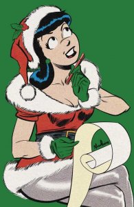 ARCHIE POP ART VARIANT BETTY/VERONICA AT CHRISTMAS VIRGIN VARIANT SET NM.