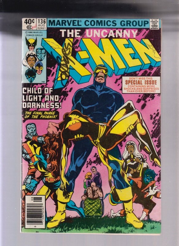 X Men #136 - SIGNED BY JOHN BRYNE! (5.0/5.5) 1980