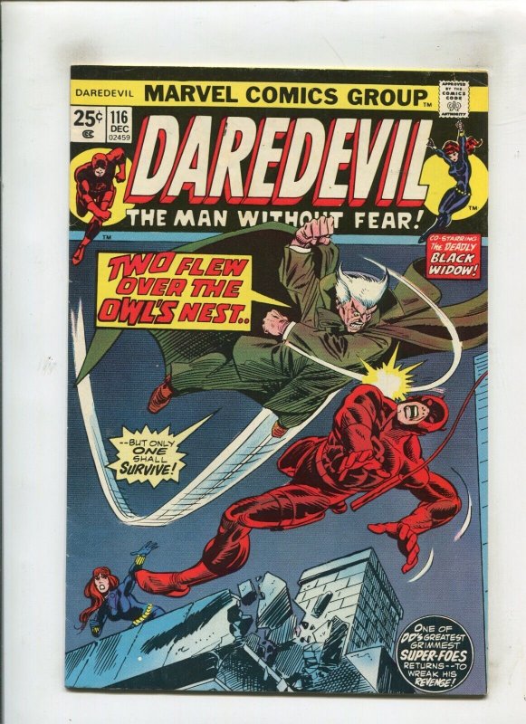 DAREDEVIL #116 (6.5/7.0) BLACK WIDOW!! 1974