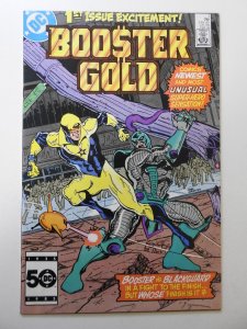 Booster Gold #1 (1986) VG+ Condition moisture stain