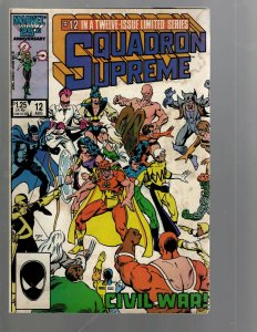 12 Comics Squadron Supreme #1 2 3 4 5 6 7 9 10 11 12 Spirits Vengeance #3 EK18