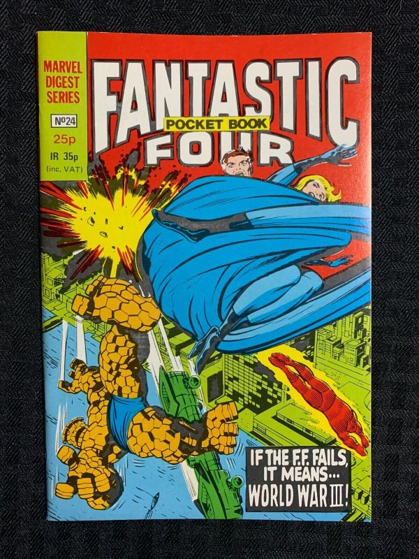 1982 FANTASTIC FOUR Marvel Pocket/Digest #24 FN+ 6.5 World War III / Jack Kirby