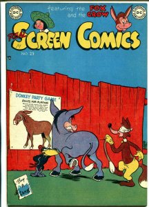 Real Screen #25 1949-DC-Fox & Crow-Canadian variant-FN