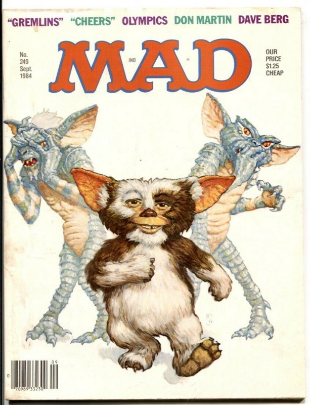 Mad Magazine #249 1984- Gremlins- CHEERS Olympics- VG-