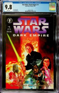 Star Wars: Dark Empire #1  (1991) - CGC 9.8 Cert#4008127006