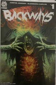 Backways #1 Signed by Justin Jordan/Ben Templesmith Cover B Aftershock EB200