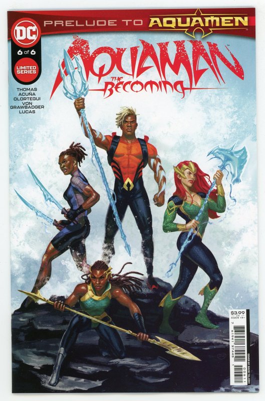 Aquaman: The Becoming #6 Aqualad NM