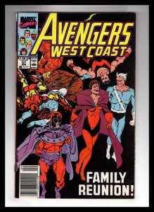 Avengers West Coast #57 (1990)   / ID#833