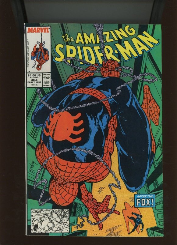 (1988) The Amazing Spider-Man #304: COPPER AGE! MCFARLANE COVER ART! (9.0/9.2)