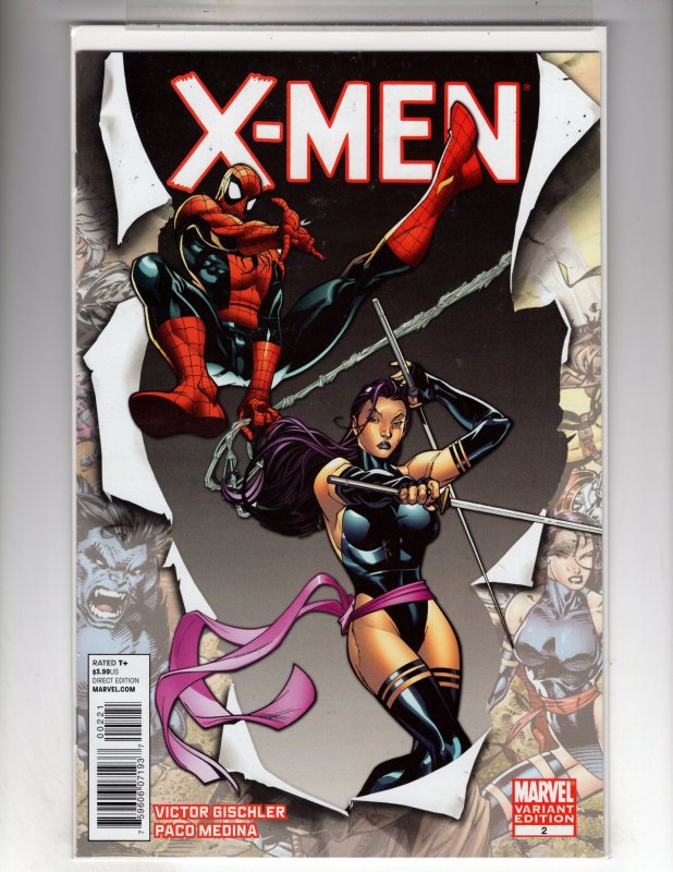 X-Men #4 Variant Cover (2010)  *FLAT-RATE SHIPPING!* / ECA12x